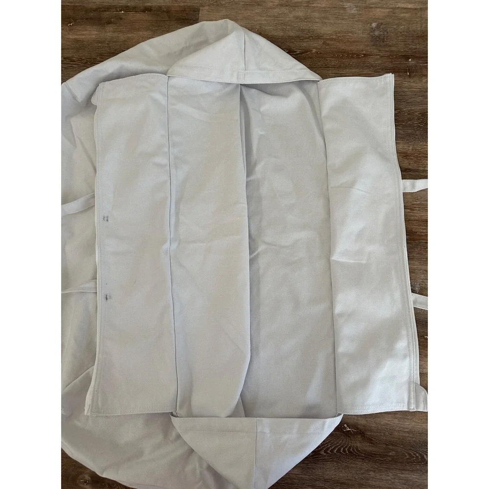 Away Travel  XL tote bag White Dust Cover Cotton Fabric Zipper 11x24x20